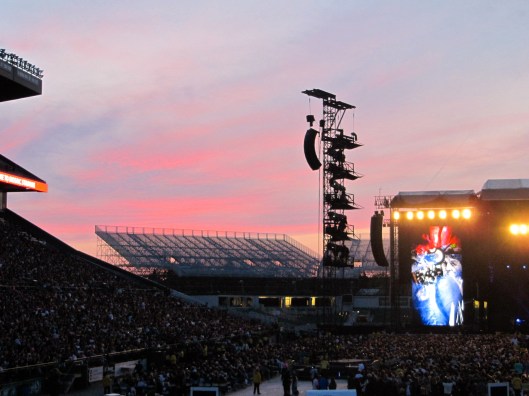 Paul MCartney pink sunset