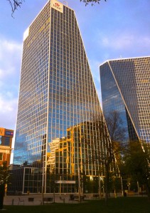 checking out the Plaza from Victoria Park