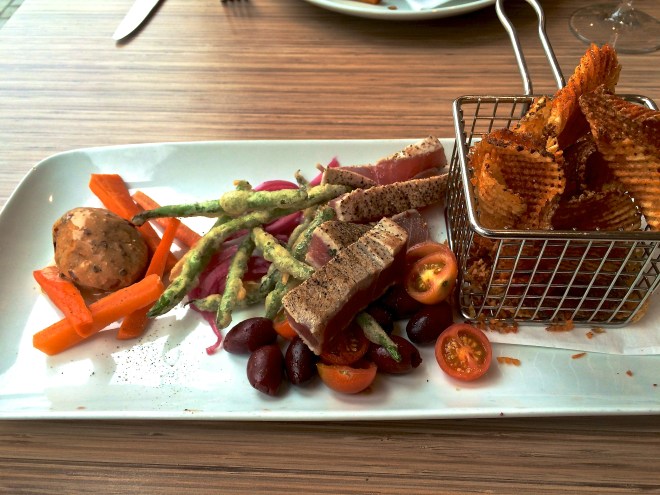 Flip deconstructed Nicoise salad