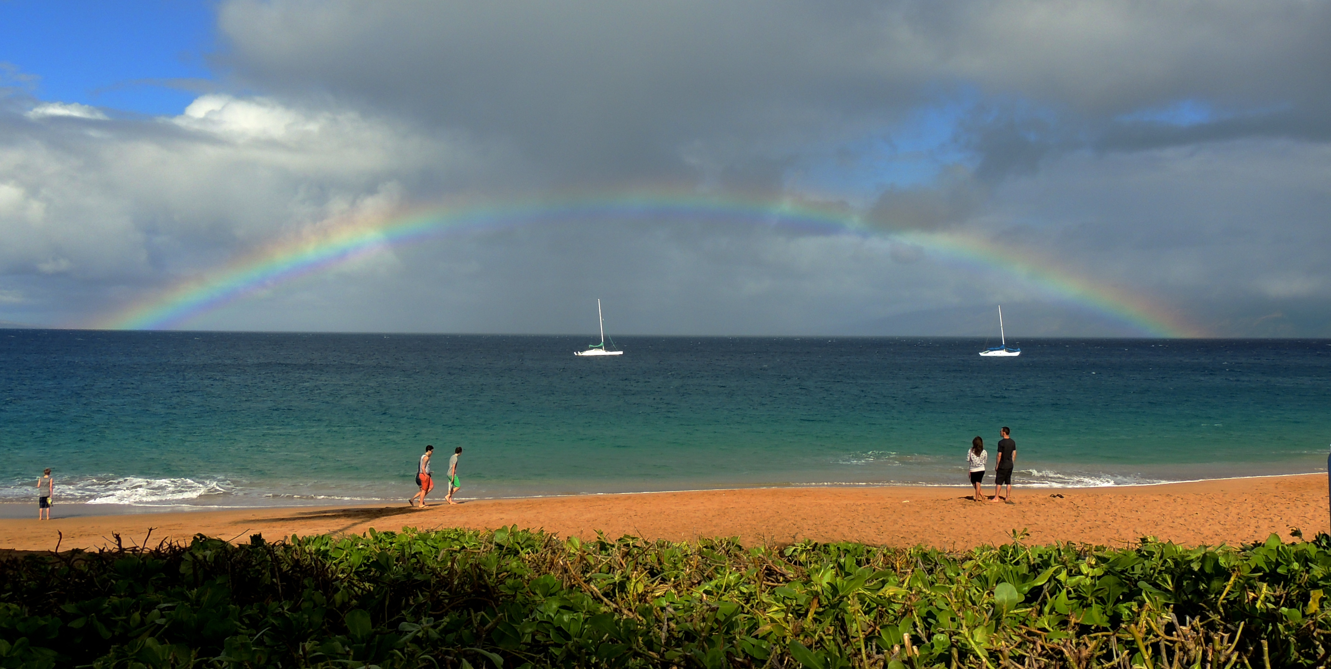 rainbow in paradise