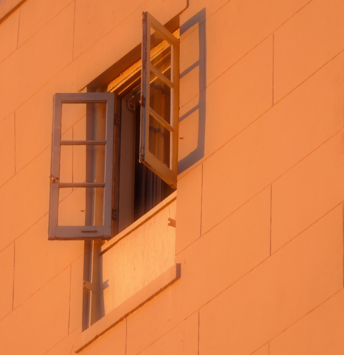 open window on Ursulines Avenue