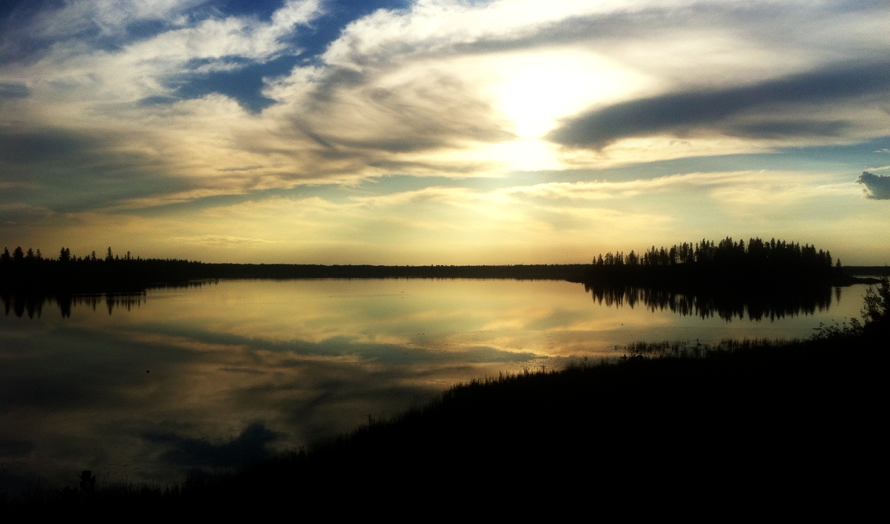 Elk Island Sunset in 2012 1